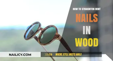 Quick Fix: Straightening Bent Nails in Wood with Simple Tools