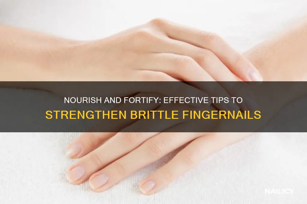 how to strengthen brittle fingernails