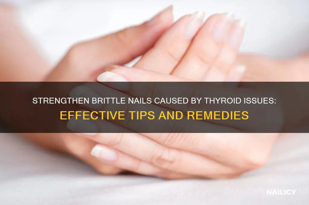 how to strengthen nails brittle by throid