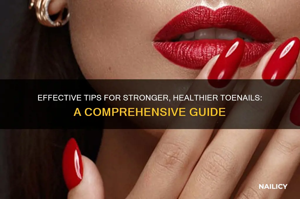 how to strengthen toenails