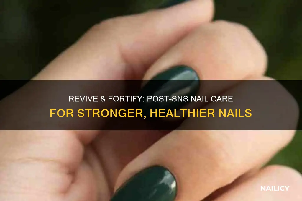 how to strengthen your nails after sns