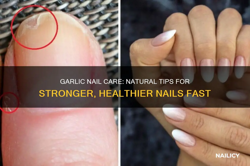 how to strengthen your nails with garlic