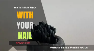 Master the Art: Striking Matches with Your Fingernail Effortlessly