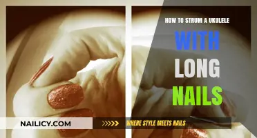 Strumming a Ukulele With Long Nails: A Guide