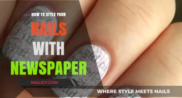 Creative Nail Art: Styling Your Nails with Newspaper Easily