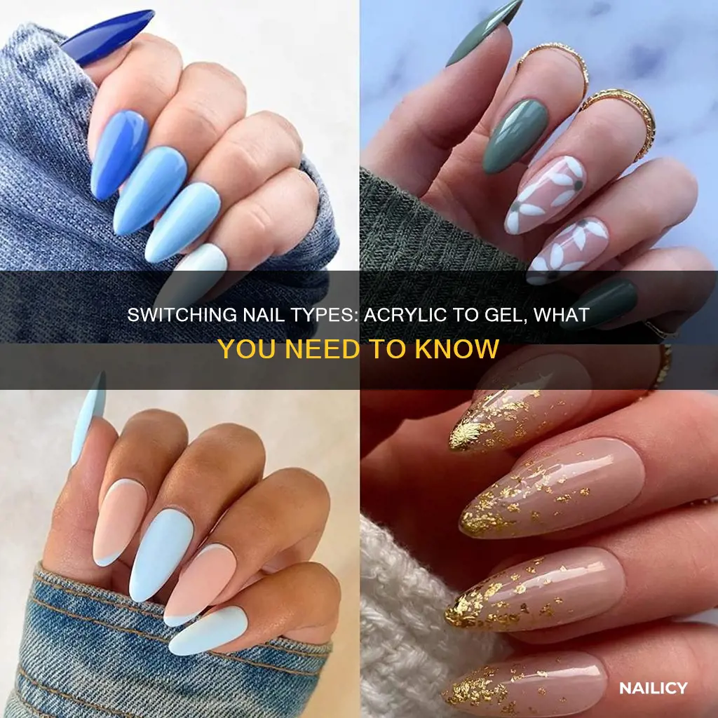 how to switch from acrylic to gel nails
