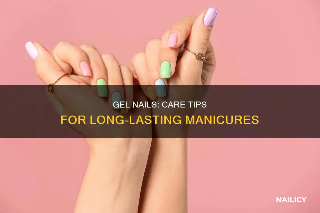 how to take care of bio gel nails