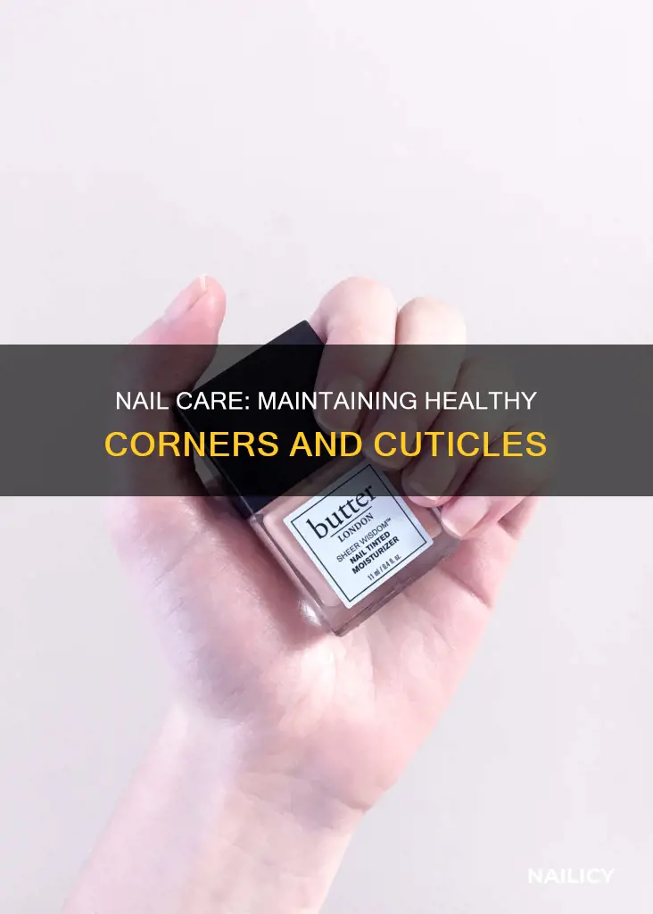 how to take care of finger nail cornor
