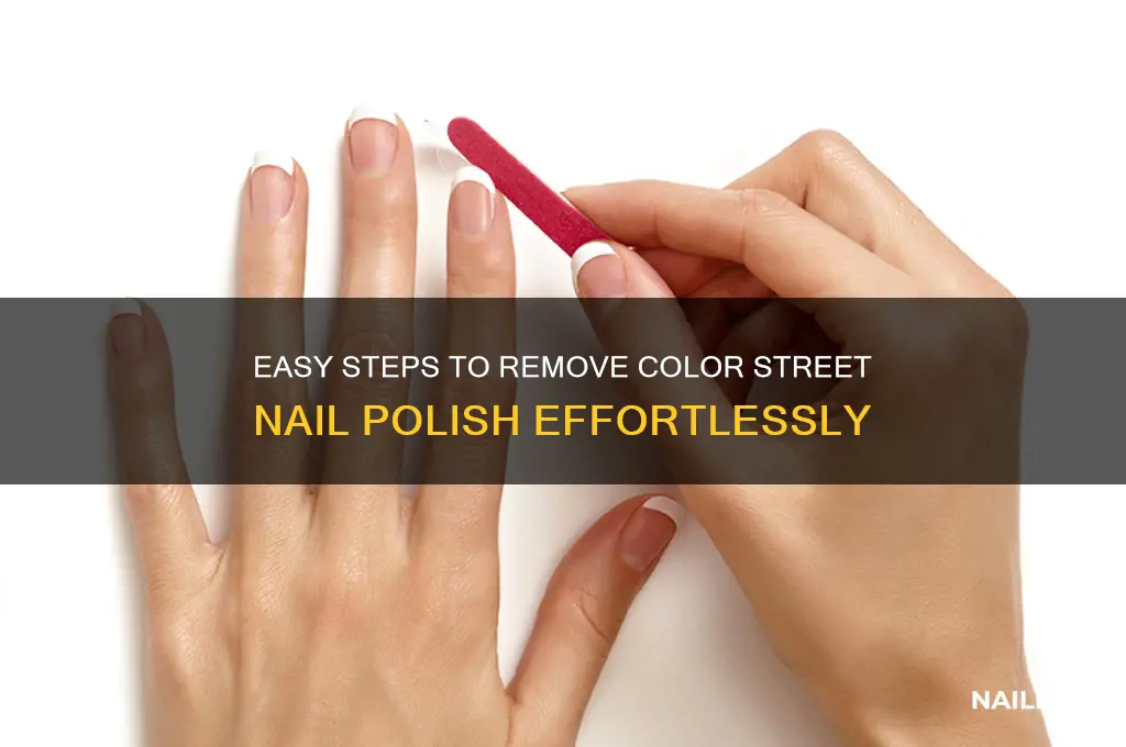 how to take color street nail polish off