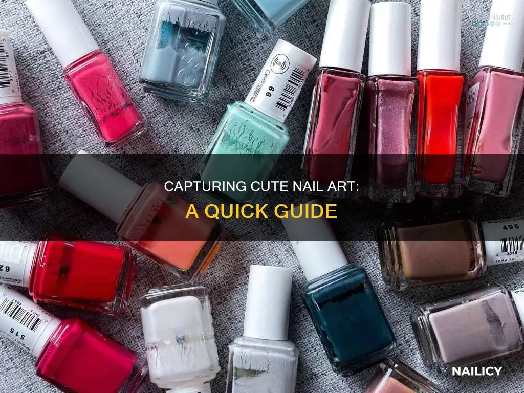 how to take cute nail pics