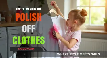 Quick Fixes: Removing Dried Nail Polish from Clothes Easily