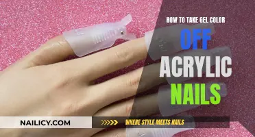 Removing Gel Color from Acrylic Nails: A Step-by-Step Guide
