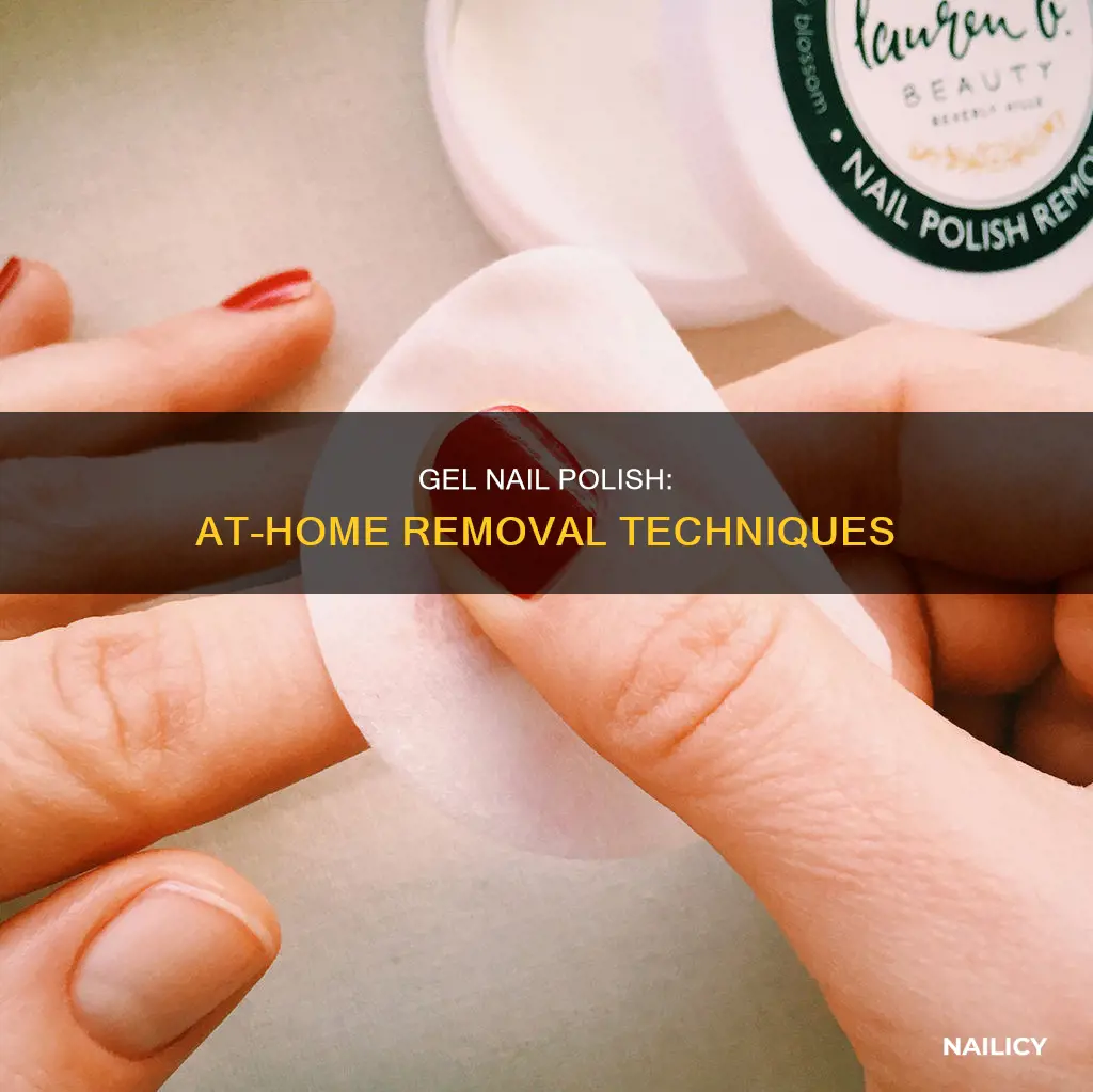 how to take gel nail polish off at home