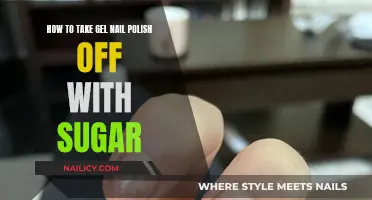Gel Nail Polish: Sugar Removal Method