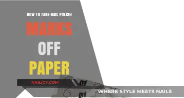 Quick Fixes: Removing Nail Polish Stains from Paper Effortlessly