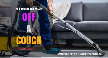 Quick Fix: Removing Nail Polish Stains from Your Couch Easily