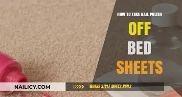 Quick Fix: Removing Nail Polish Stains from Bed Sheets Easily