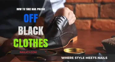 Quick Fix: Removing Nail Polish Stains from Black Clothes Easily