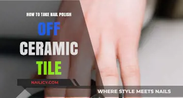 Effortlessly Remove Nail Polish from Ceramic Tiles: Quick DIY Guide