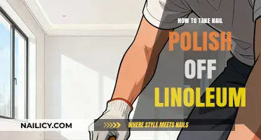 Quick Fix: Removing Nail Polish Stains from Linoleum Floors