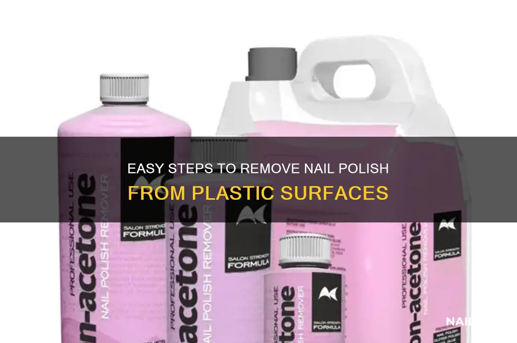 how to take nail polish off plastic