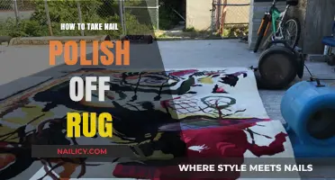 Quick Tips for Removing Nail Polish Stains from Your Rug