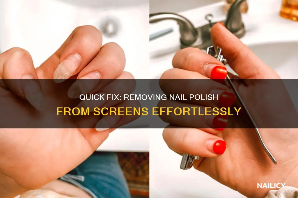 Quick Fix: Removing Nail Polish From Screens Effortlessly | Nailicy