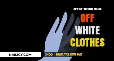 Quick Fix: Removing Nail Polish Stains from White Clothes Easily