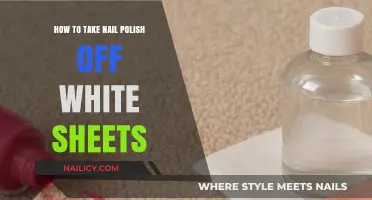 Quick Fix: Removing Nail Polish Stains from White Sheets Easily