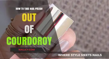 Effective Tips to Remove Nail Polish from Corduroy Fabric Easily