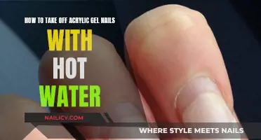 Removing Acrylic Gel Nails: Hot Water Soak-Off Method