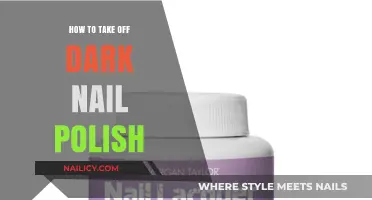 Effortless Removal: Tips for Taking Off Dark Nail Polish Easily