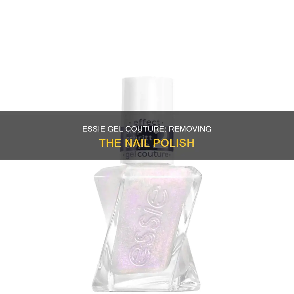 how to take off essie gel couture nail polish