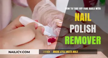 Removing Fake Nails: Nail Polish Remover Method