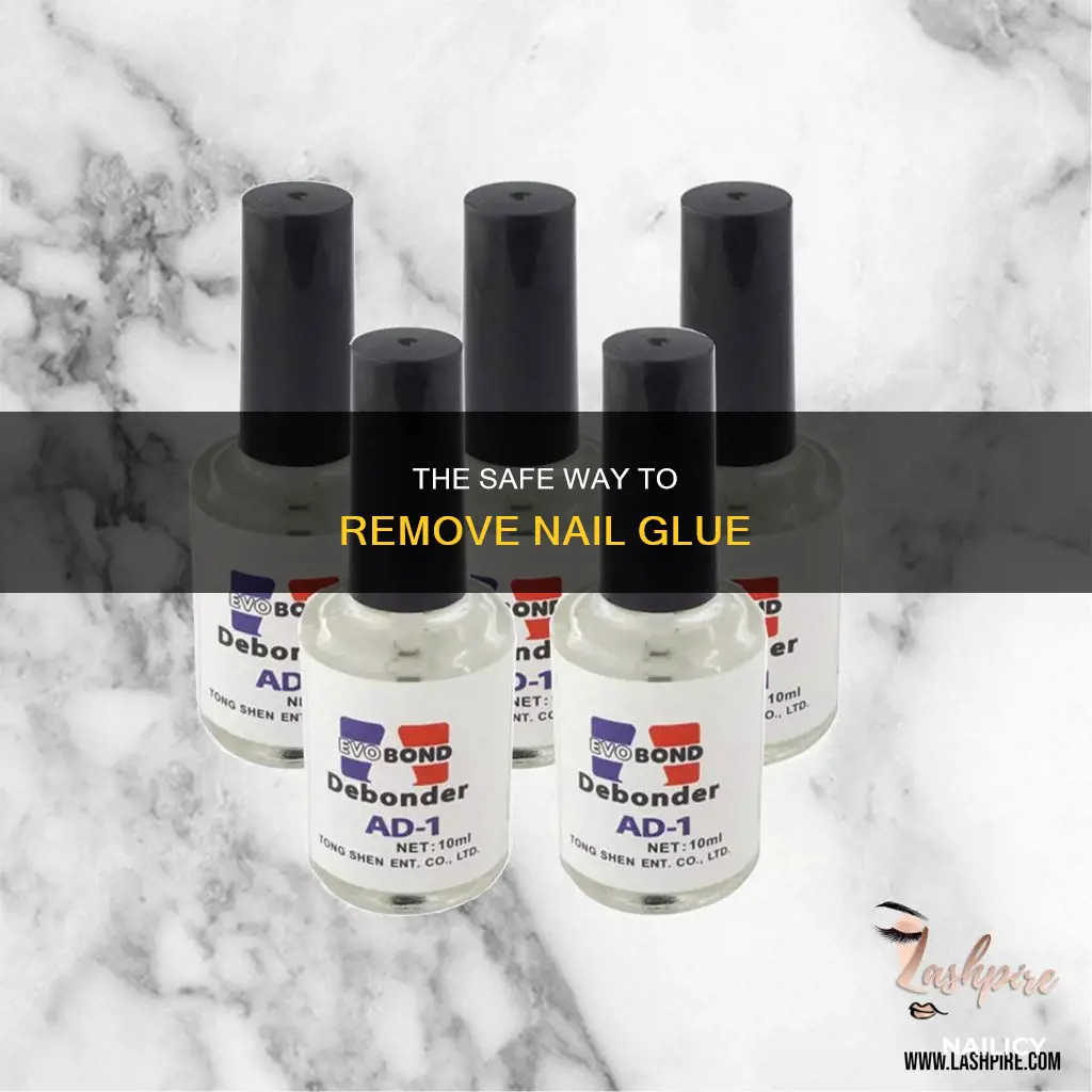 how to take off nail glue without nail polish remover