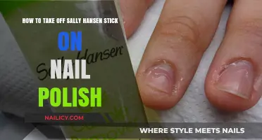 Easy Removal Guide: Taking Off Sally Hansen Stick-On Nail Polish