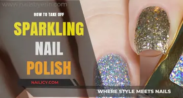 Effortless Removal: Tips for Taking Off Sparkling Nail Polish