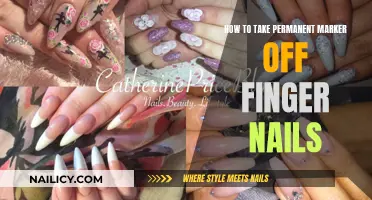 Removing Permanent Marker Stains from Finger Nails