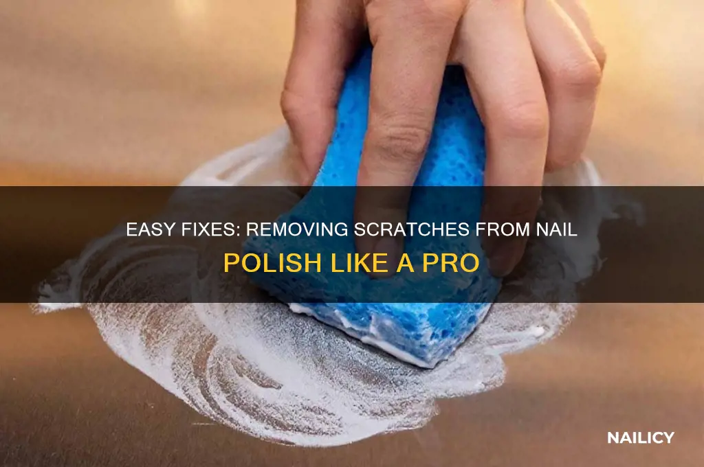 how to take scratches off nail polish