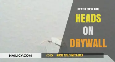 Mastering Drywall Finishing: Techniques for Tapping in Nail Heads Flawlessly