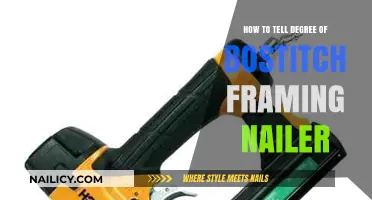Mastering Your Bostitch Framing Nailer: Identifying the Degree Made Easy