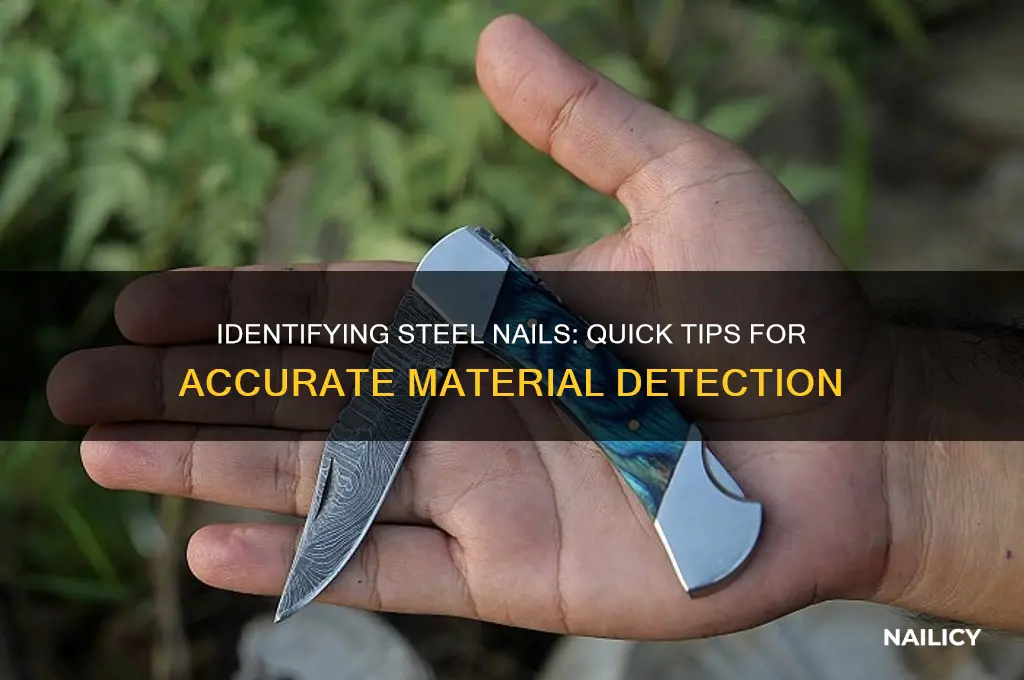 how to tell if a nail is steel