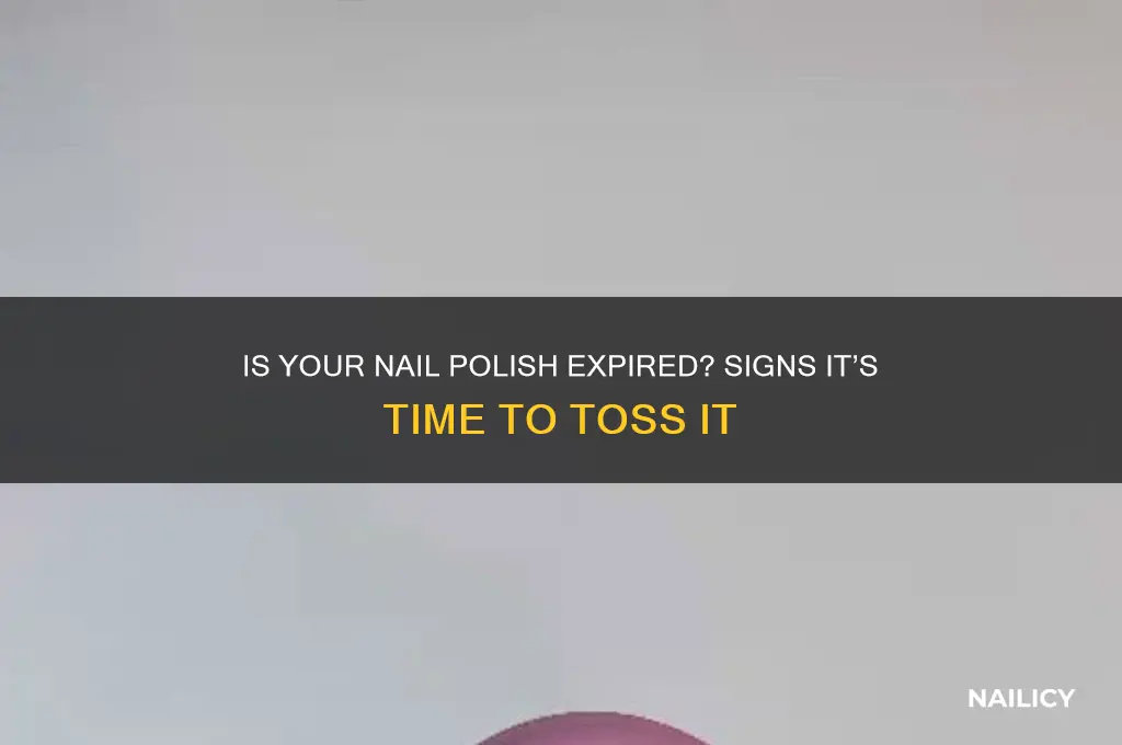 how to tell if a nail polish is bad