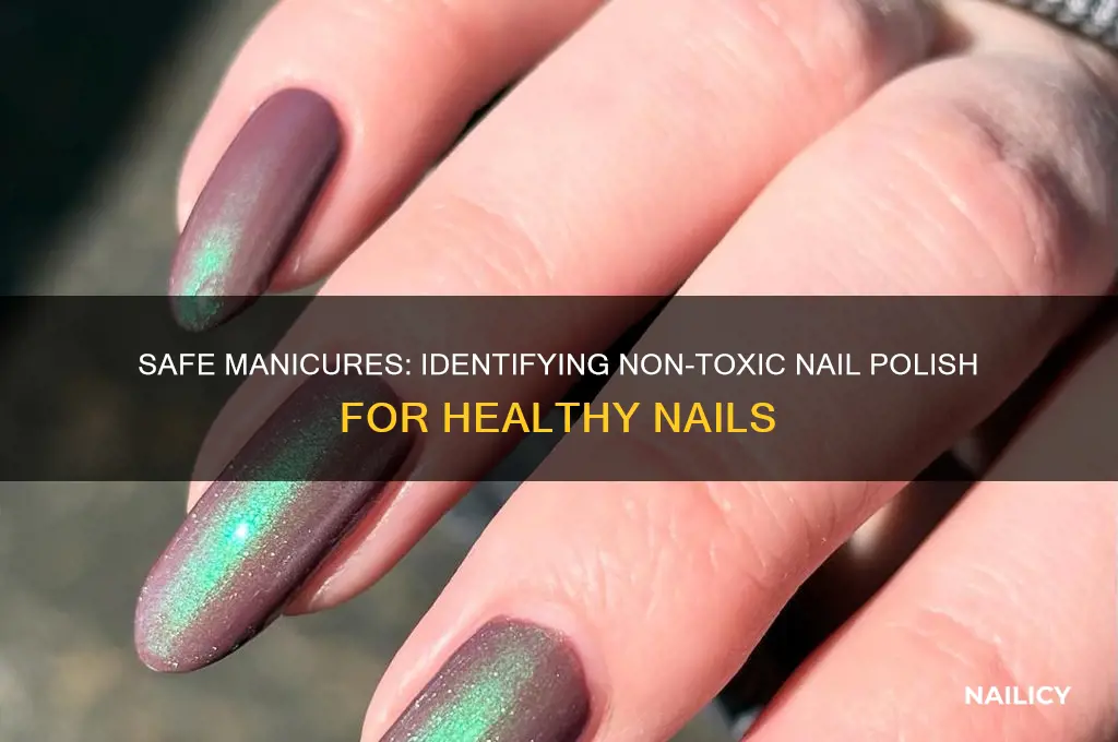 how to tell if nail polish is non toxic