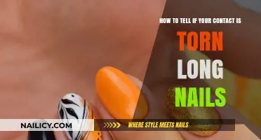 Long Nails: Signs of Torn Contacts