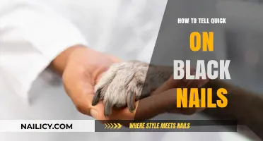 Spotting Quick Easily on Black Nails: Tips and Techniques