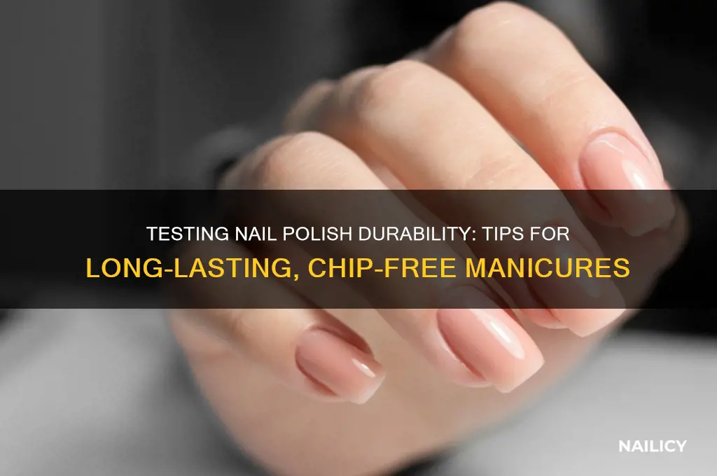 how to test nail polish durability