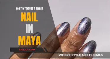 Creating Realistic Finger Nail Textures in Maya