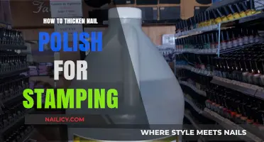 Thicken Your Nail Polish for Perfect Stamping: Quick DIY Tips