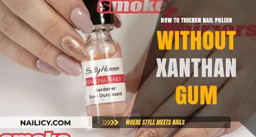 Thicken Nail Polish Easily: Xanthan Gum-Free DIY Solutions